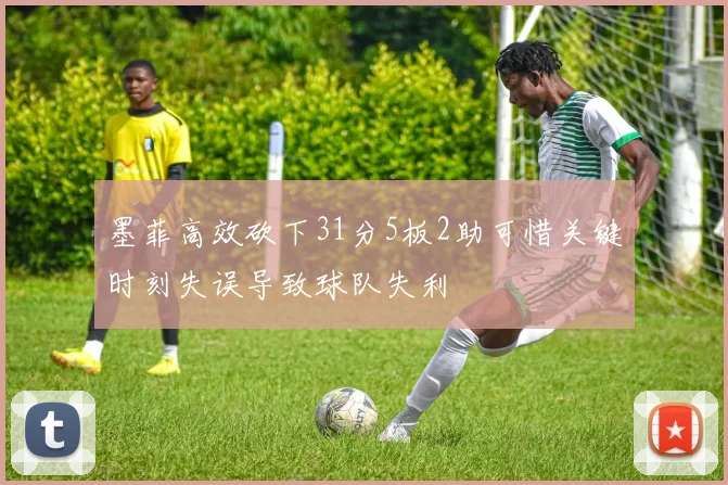 墨菲高效砍下31分5板2助可惜关键时刻失误导致球队失利